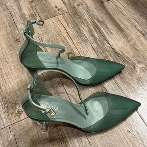 Aldo Sage Green Heels